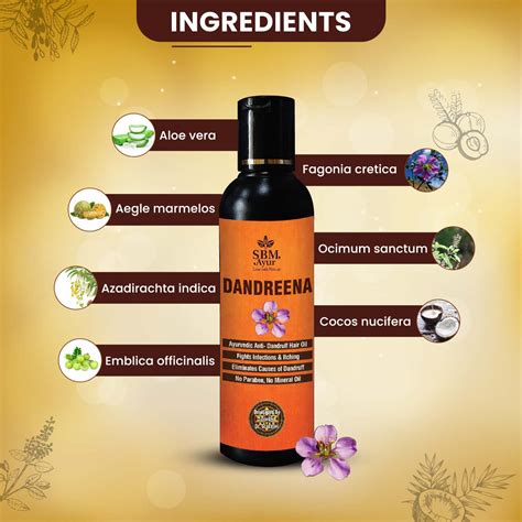 Buy SBM AYUR DANDREENA DANDRUFF HAIR OIL 100 ML Online & Get Upto 60% ...