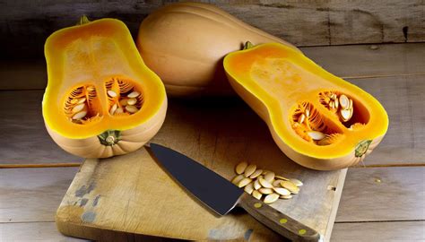 Stuffed Butternut Squash with Wild Rice, Pecans & Pomegranate Seeds: A ...