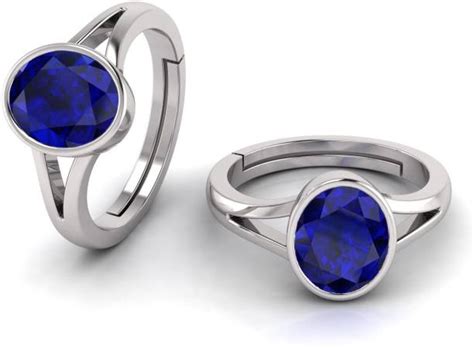 Blue Sapphire Ring - Buy Blue Sapphire Ring online at Best Prices in ...