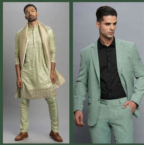 Green Rental Looks for Your Wedding by CandidMen