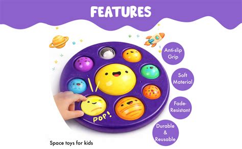 Buy Planets of Solar System for Kids Pop It Toy -Big Size Solar System ...