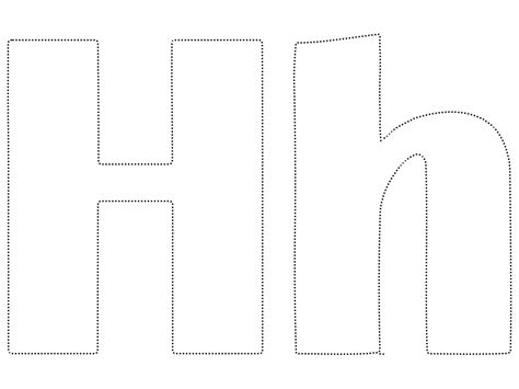 Letter H Tracing Worksheet coloring page - Download, Print or Color ...