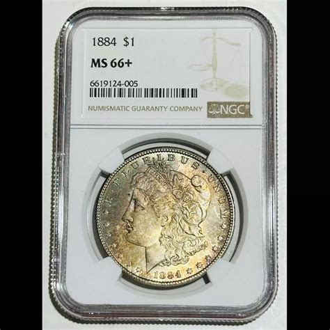 1884 Morgan Silver Dollar NGC MS-66+ - Bob Paul Rare Coins