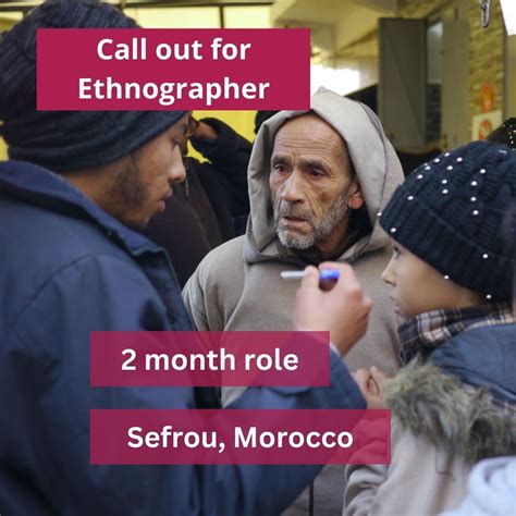 #sefrou #ethnographer #morocco #jobopportunity #anthropology | Culture Vultures