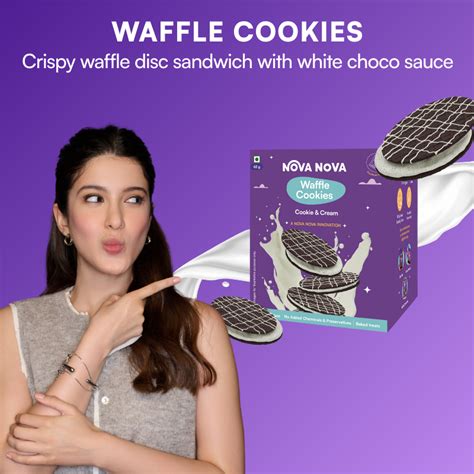 Waffle Cookies - Cookie & Cream – Nova Nova
