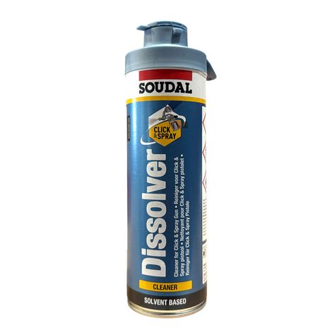 Soudal Dissolver SP Areasol Cleaner Removal of Adhesive Residue