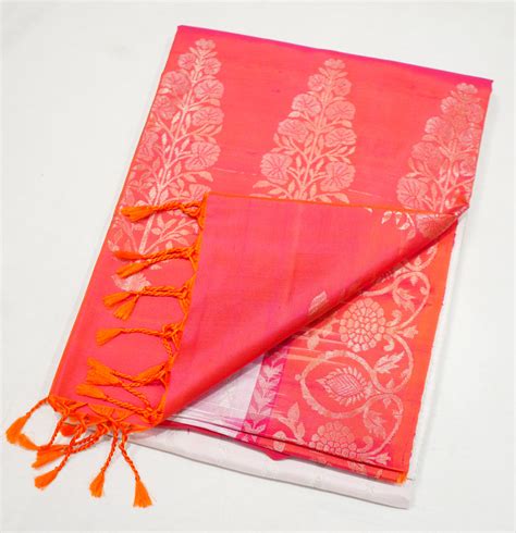 Off White Pure Soft Silk Saree With Zari Weaving Border – Neerus India