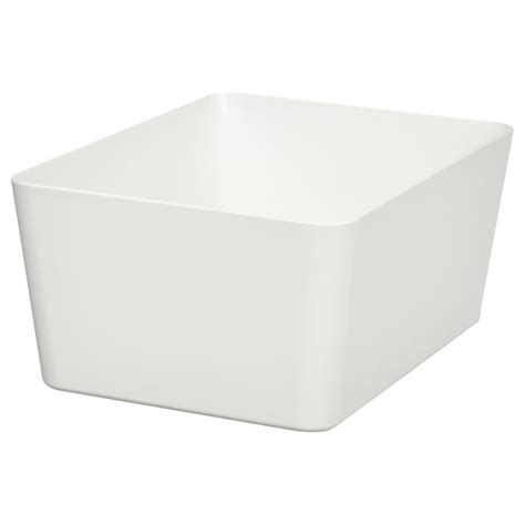 KUGGIS box, white, 13x18x8 cm (5x7x3 ¼") - IKEA