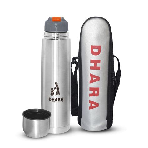 Dhara Stainless Steel Dilmah Flip Lid Thermosteel Bottle 700 ml ...