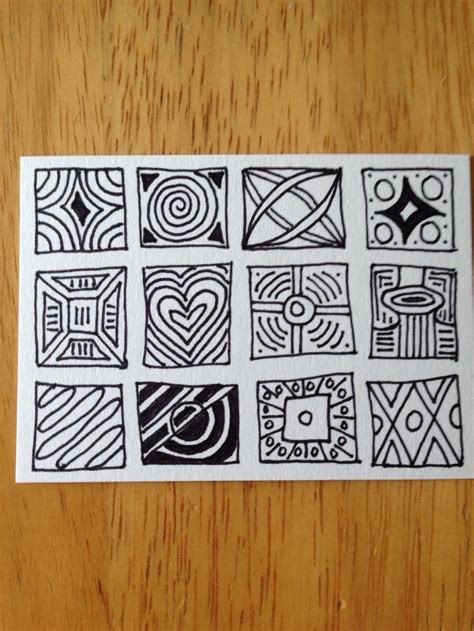 Zentangle Patterns 的图像结果