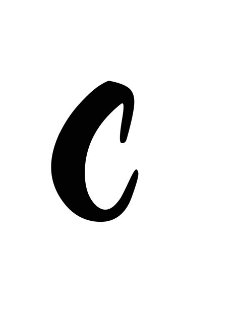 Calligraphy Capital Letter C