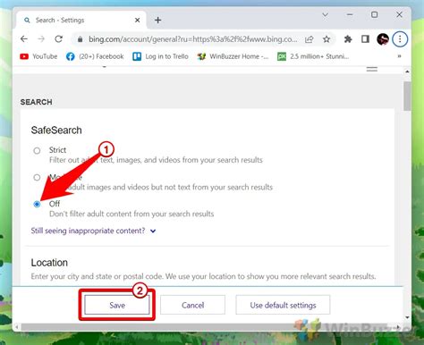 Image result for Disable SafeSearch Edge