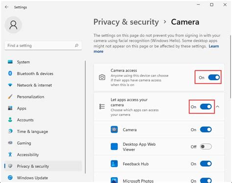 Image result for Windows 11 Privacy Camera