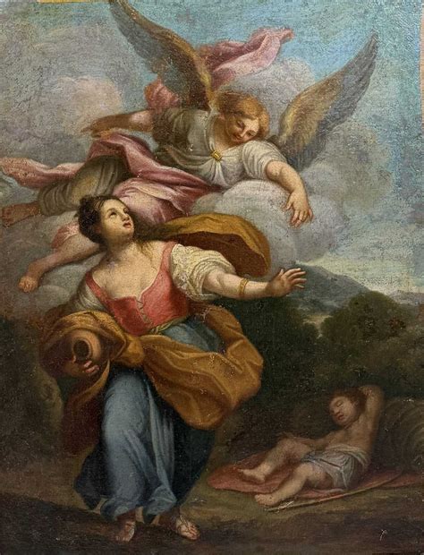 Lot 42 - AN 18TH CENTURY ITALIAN OIL PAINTING ON