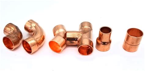 Buy Copper Fitting 1/4 Inch (HVAC Outer Dimension) 1/8 Inch (Plumbing ...