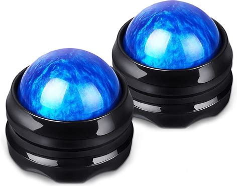 2-Pack Manual Massage Balls, Roller Back Massager Great for Relax and ...