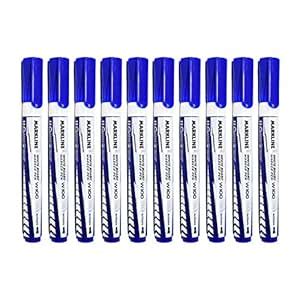 Linc Markline White Board Marker Pens, Blue, Pack of 10 : Amazon.in ...