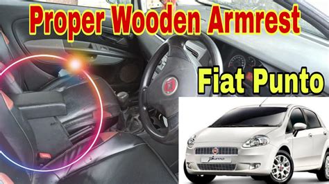 Fiat Punto Wooden Armrest Black. – Kristal Cars