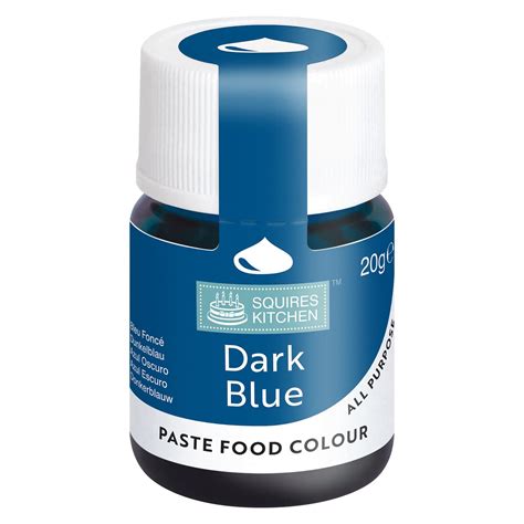 Squires Kitchen 20g Dark Blue Food Colouring Paste for Sugarpaste ...