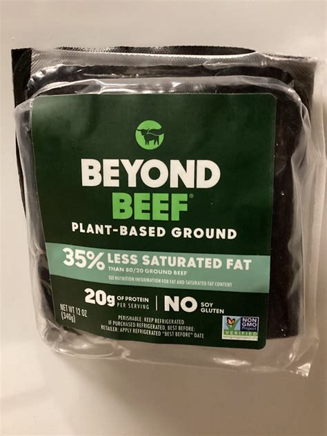 Beyond Beef Plant-Based Ground - Packaged Food Reviews