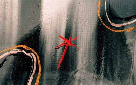 Download wallpaper 3840x2400 paint, stains, strokes, glass, surface 4k ...