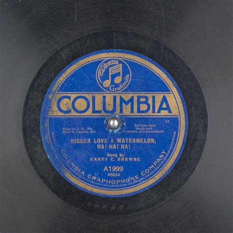 Release “Nigger Love a Watermelon, Ha! Ha! Ha! / Old Dan Tucker” by ...
