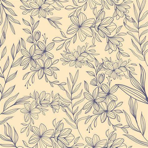 Flower Pattern Design Vector 的图像结果