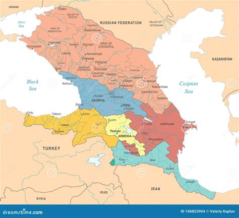 Map Of The Caucasus