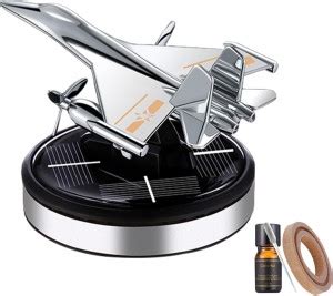 Buko Solar Powered Fighter jetF16 Car Air Freshener With Aromatic ...