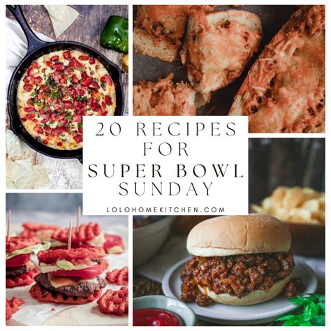 Super Bowl Recipes 2025