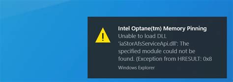 Image result for Intel Optane Error Code 0Xa00906b3