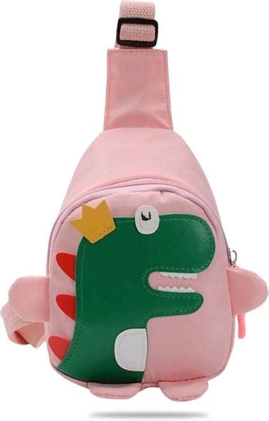Dino Chest Bag - Baby Pink - EKSS0184 - 4 – Extrokids