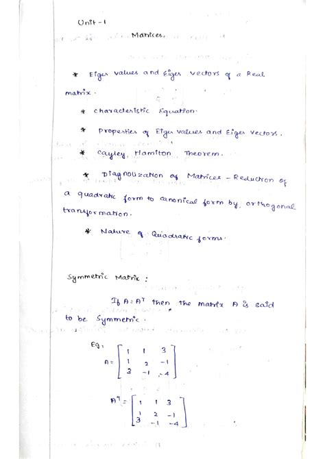 Image result for Engineering Maths Matrices