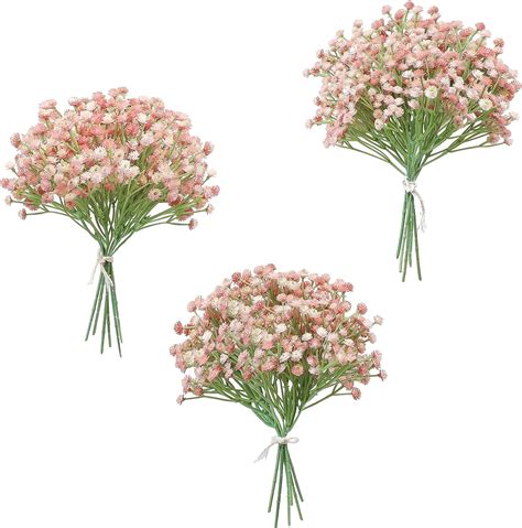 18pcs Artificial Babys Breath Gypsophila Greenery Sprays, Real Touch ...