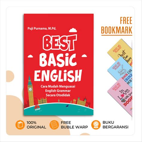 Promo Buku Best Basic English Cara Belajar English Grammar - Kab ...