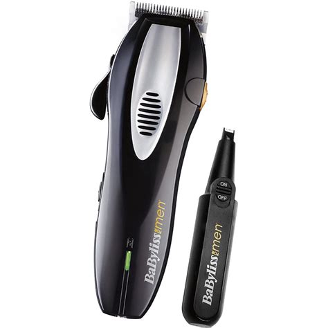 E900PE Rechargeable Hair Trimmers With clipper, Black | BaByliss ...