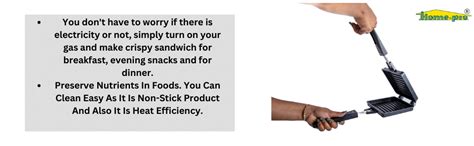 HOME-PRO Non-Stick Premium Big Bread Toaster, Sandwich Maker Griller ...