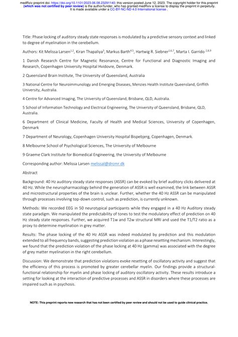 Image result for Phase Locking Auditory System