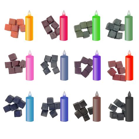 DIY Soy Candle Dye Cube Coloring Wax Block for Unique Soy Candles ...