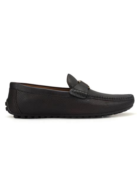 Brown Moccasins With Logo Buckle – Rosso Brunello Leathers Pvt. Ltd.