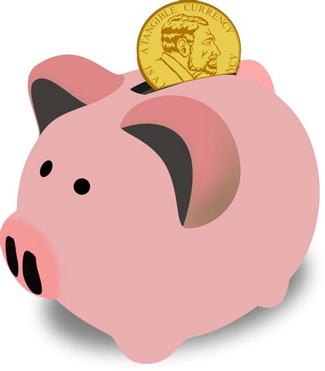 Clipart - Piggy bank