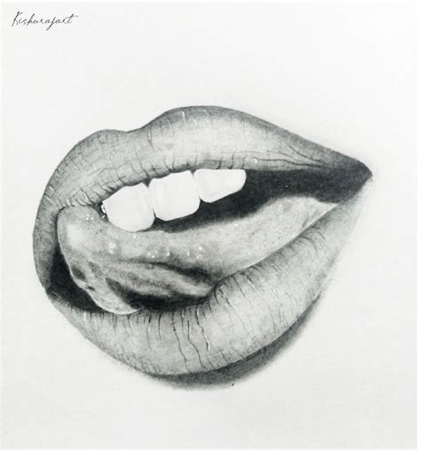 Image result for Realistic Lips Drawing