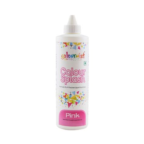 Pink Colour Splash Liquid Colour