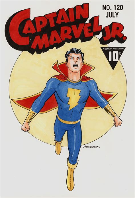 Captain Marvel Jr. by Gene Gonzales , in Little John's Captain Marvel ...