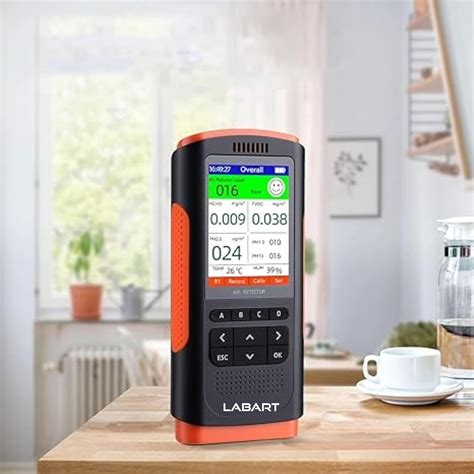 LABART Air Quality Monitor Air Pollution Detector Meter (with ...