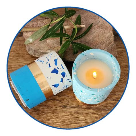 DIVO | Pack of 2 The Scented Soy Wax Candles with Green Apple Fragrance ...