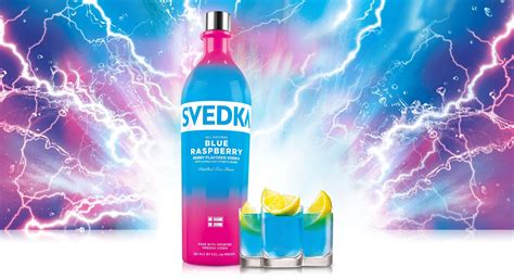 Download Svedka Blue Raspberry Flavored Vodka Lightning Visual Effects ...