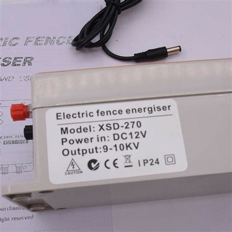 10KM Electric Fence Energizer Electric Fencing Charger Controller For ...