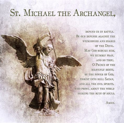 Printable Free Printable St Michael Prayer