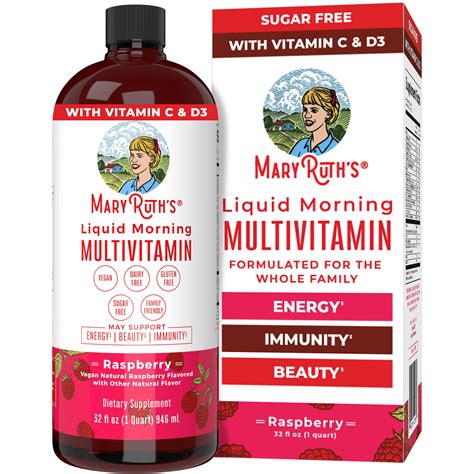 Liquid Morning Multivitamin For Kids & Adults – MaryRuth Organics